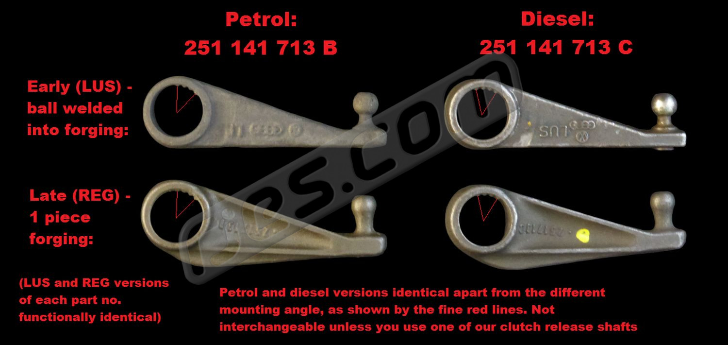 Clutch release arm position on our clutch release shafts R J Engineered Solutions
